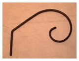 1/2" Curled Hook